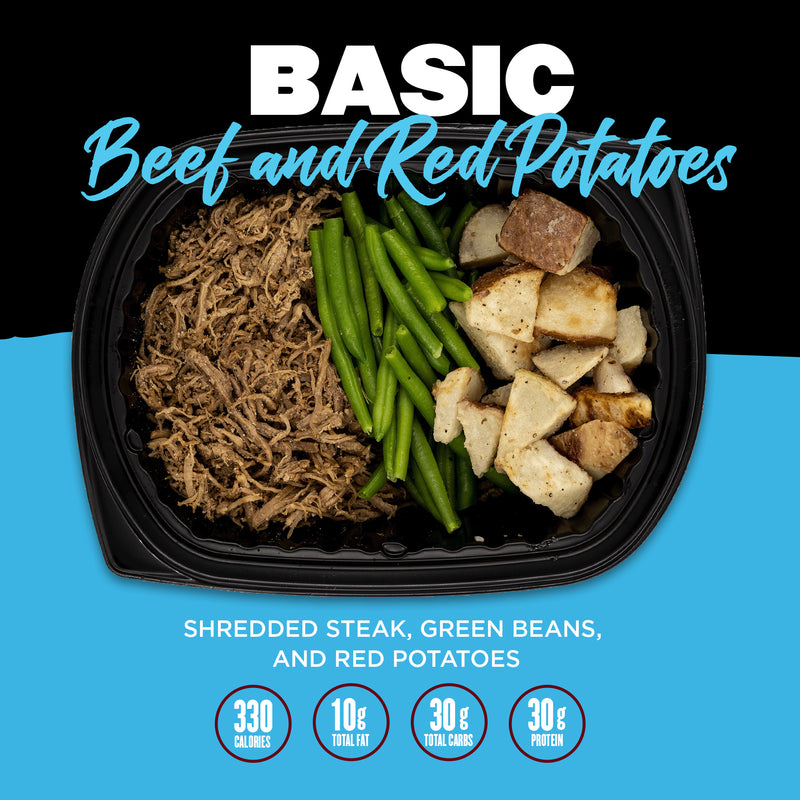 Clean Eatz Kitchen Weight Loss Meals Delivered Basic Beef and Red Potatoes