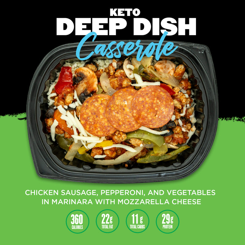 Clean Eatz Kitchen Weight Loss Meal Delivery Keto Deep Dish Casserole