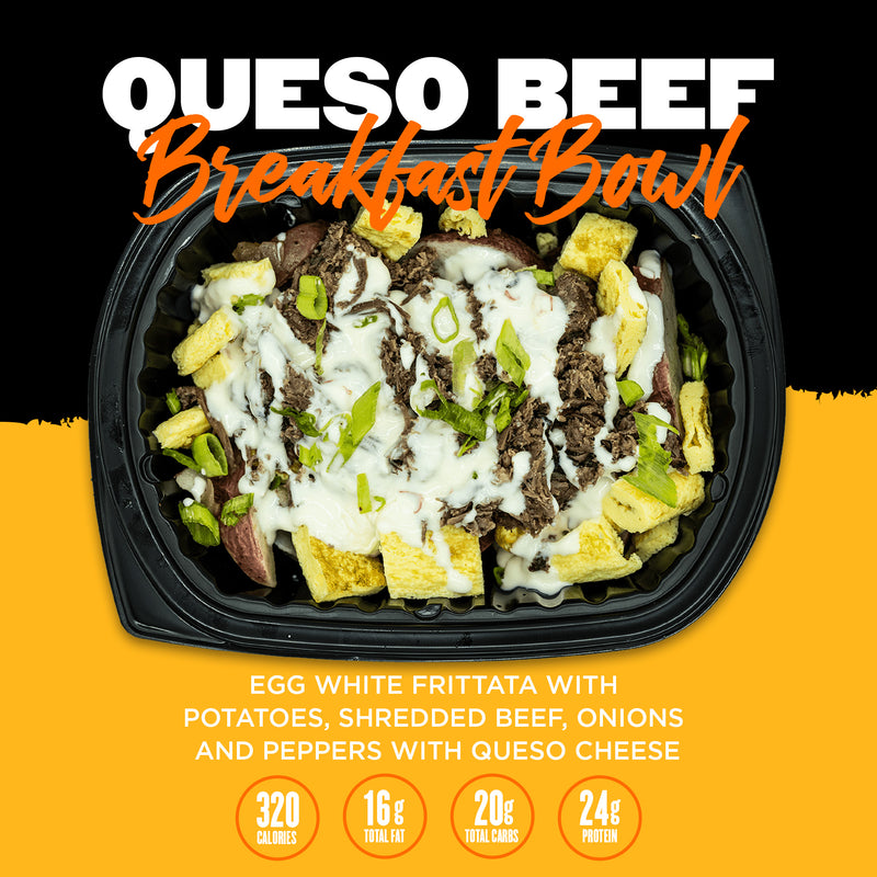 Clean Eatz Kitchen Weight Loss Meal Delivery Queso Beef Breakfast Bowl
