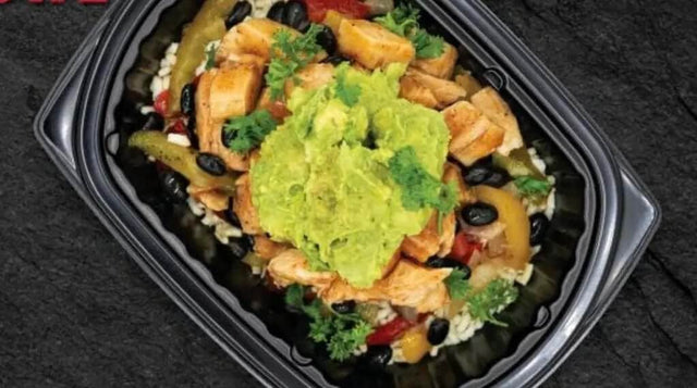 Protein-Packed Chicken Enchilada Bowl With Black Beans & Brown Rice