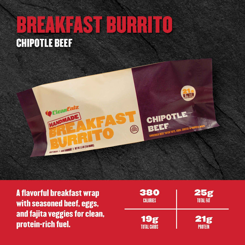 Clean Eatz Kitchen Marketplace High Protein Breakfast Burritos