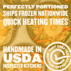 Chef-crafted, dietitian-approved Breakfast Meal Plan meals shipped frozen nationwide, perfectly portioned
