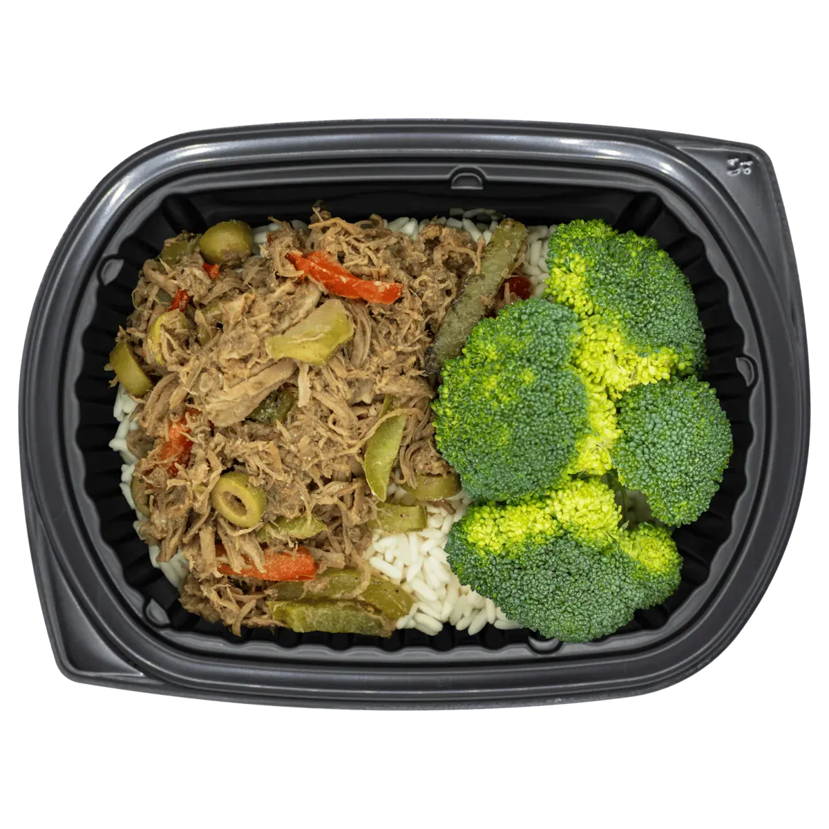 Comforting prepared bowl with stewed meat and soft veggies