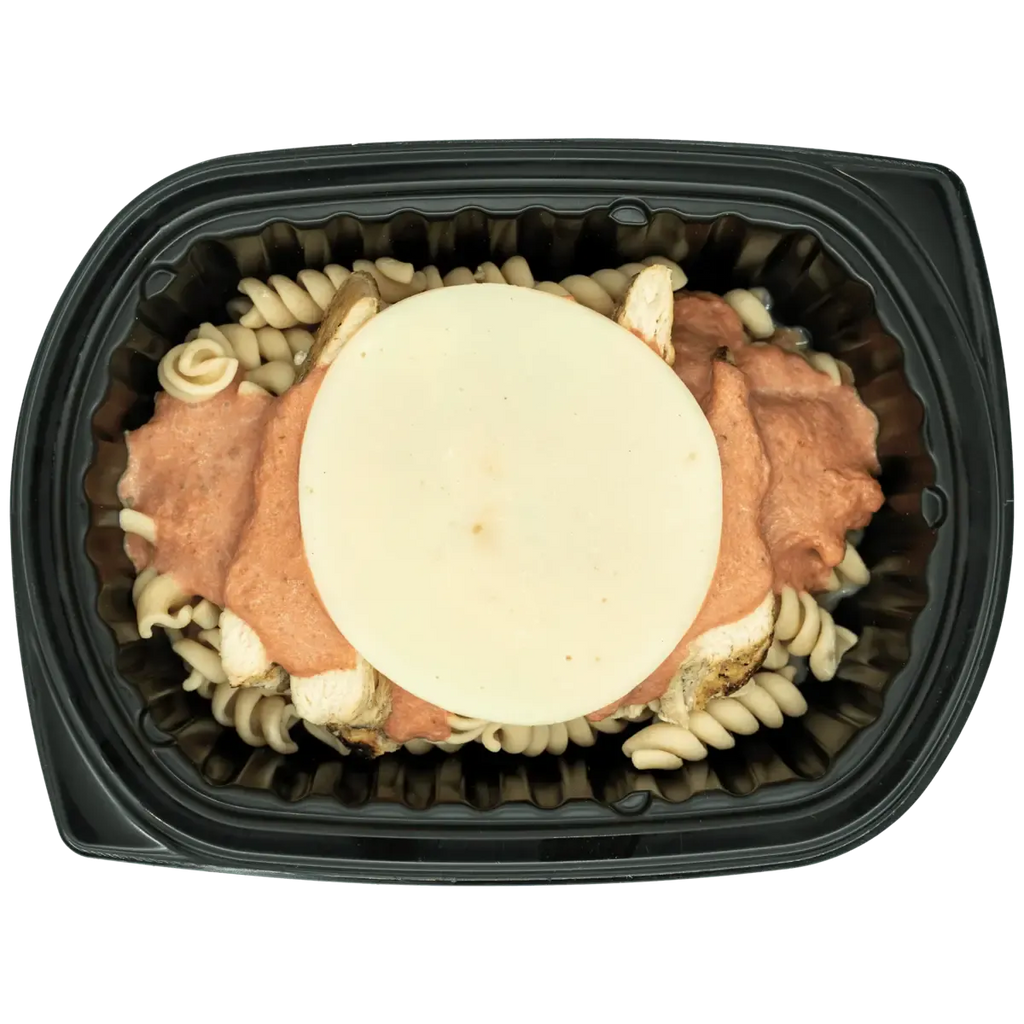 Rich prepared tray with slow-smoked brisket and corn