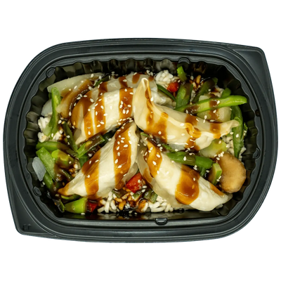 Wholesome entree with lean meat and steamed vegetables