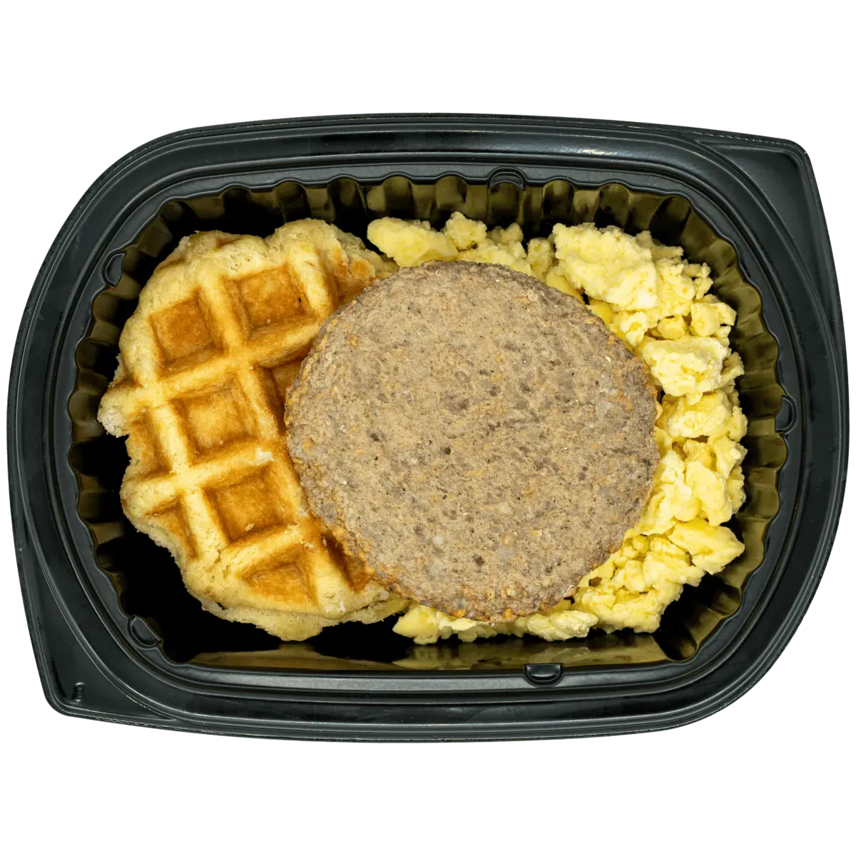 Nutritious portioned meal with flavorful seasoned protein