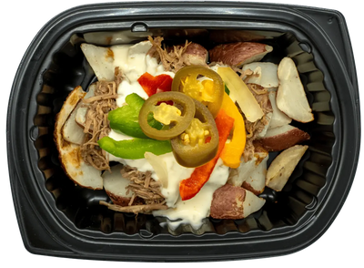 Calorie-counted meal with tender protein and complex carbs