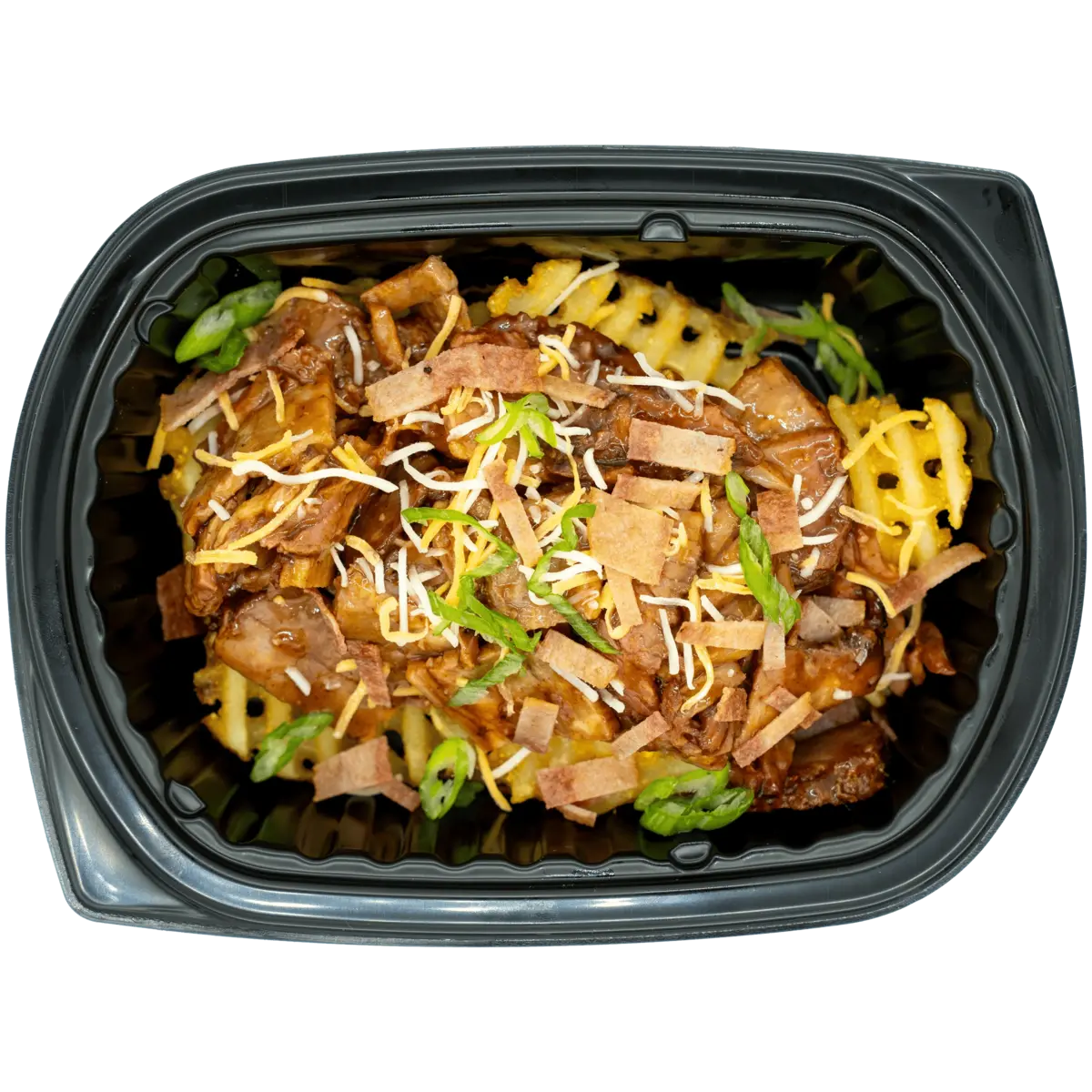 Chef-prepared entree in a microwave-safe sealed container