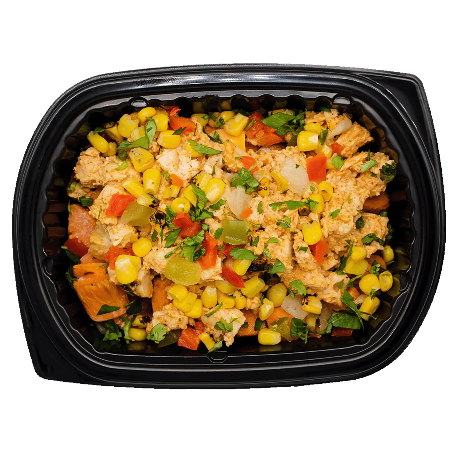 Light prepared entree with grilled fish and mixed vegetables