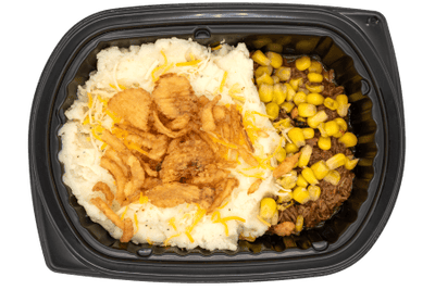 Cowboy shepherd's pie with rich gravy and golden potato crust