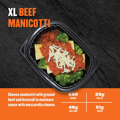 Clean Eatz Kitchen XL Beef Manicotti Bundle Product