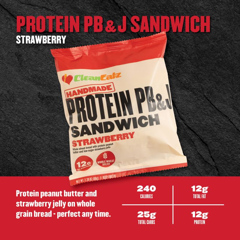 Protein Peanut Butter & Jelly Sandwich | Clean Eatz Kitchen