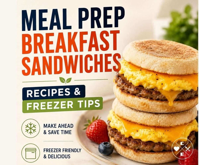 Meal Prep Breakfast Sandwiches (Freezer-Friendly Recipe + Tips)
